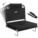 EMSLX Stadium Seats with Back Support Bleacher Chairs with Back and Cushion, Bleacher Seat with Adjustable Backrest and Portable Folding Cushion for Sports Events