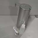 Automatic Foaming Soap Dispenser,4-Level Adjustable Foam, Wall Mount, USB Rechargeable,12.8oz/ 380ml,Touchless Hand & Dish Soap Dispenser for Bathroom, Kitchen,Hotel, Restaurant (Silvery)