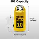 Waterproof Phone Pouch with Adjustable Shoulder Strap - 10l Phone Protector Waterproof Bag for Women and Men - Extra Large Beach Bag or Rain Gear