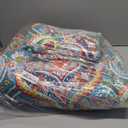 BEDIFANY Cotton Queen Quilt Set - Lightweight Queen Size Quilts Bedding Set for a Comfortable Sleep - Reversible Bedspread Coverlet (90 * 98 in) with Boho Pattern, 3 Pieces