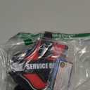 Service Dog Vest, ID Tag + 50 ADA Information Cards, Service Dog Harness in Sizes X Small to XX Large, Metal Dog Tag has Ruggedized Clip, 2-Sided Service Animal Cards,ESA Accessory Set Small (SMALL(Neck:15-17",Chest:19-25"), Red)