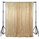 ShinyBeauty PHOTOBOOTH Backdrop - 4FTx7FT - Light Gold Sequin Fabric, Wedding & Rust Backdrop, Photography Curtains