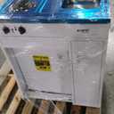 Avanti CK3016 Energy Star Certified Full Compact Kitchen, Built in Kitchenette Stainless Steel Counter, Two Element Cooking Range, Refrigerator & Storage, 30-Inch, White