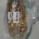 FOIMAS Gold Artificial Eucalyptus Stems,36pcs Faux Eucalyptus Branches Leaves Decor for Floral Arrangement Wedding Bouquet Home Decoration