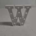 Pooqla LED Marquee Letter Lights Sign, Light Up Alphabet Letter for Home Party Wedding Decoration W
