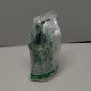 Green Glass Soap Dispenser with Black Plastic Pump, 12oz Refillable Liquid Hand Soap Dispenser, Crystal Lotion Bottle for Modern Home Decor, Bathroom, Kitchen Countertop, Hotel