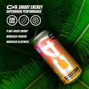 Cellucor C4 Smart Energy Drinks Variety Pack, Sugar Free Performance Fuel & Nootropic Brain Booster, Coffee Substitute or Alternative, 4 Flavor Berry Breeze Variety 12 Pack