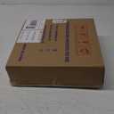 Round Side Table, Drink Table for Small Spaces, Modern Accent Nightstand with Rubberwood Leg for Living Room, Bedroom, Corners, and Office (Brown)