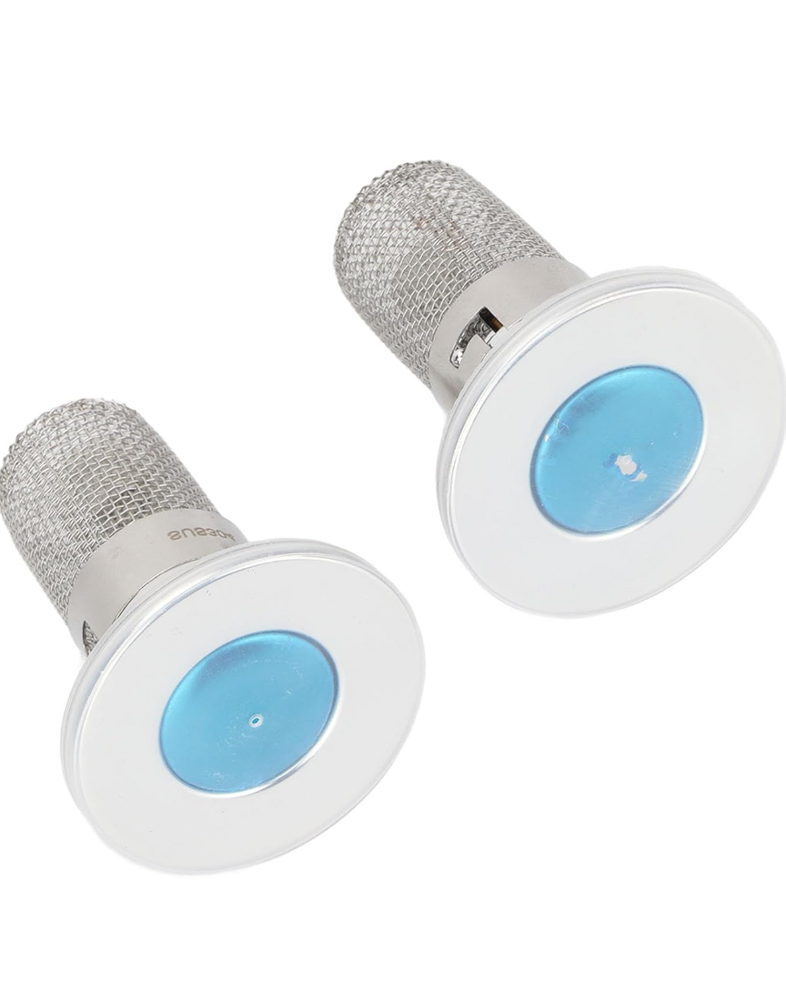 Stainless Steel Floor Drain Filter, Popup Design, Hair Catcher, Prevent Clogging, for Bathroom Sink, 304 Stainless Steel, 6x8cm