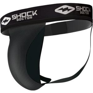 Shock Doctor Athletic Supporter with Cup Pocket, Jock Strap Protection, (Cup Not Included) (X-Large, Black)