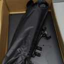 Projector Stand Tripod Adjustable, Laptop Height from 23.5 to 46.5 inches with Gooseneck Phone Holder, Floor for Office, Home, Stage, Studio, DJ Racks Holder Mount, 23.5inch-46.5inch (Black)