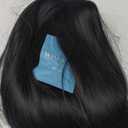 BERON Black Bob Wigs Straight Short Hair Wigs for Women Natural Black Middle Part Synthetic Wigs Daily Party Use