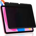 Magnetic iPad 10th generation (2022) / 11th generation (2025) Privacy Screen Protector, iPad 10.9 inchAnti Blue Light Glare Spy Privacy Filter