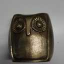 HD Designs Aluminum Owl - Gold 5,5 inch
