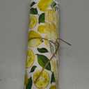 The Useless Brand Reusable Paper Towels Roll | 12 Eco Friendly Washable Cotton Flannel Towels w/Cardboard Roll | Zero Waste & Sustainable | Fits on Most Holders (Lemons, 12 Pack)