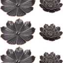 Lo tus Incense Burner High Grade Alloy Detachable A sh Catcher Tea Yoga Room