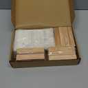 Maitys 10 Pack Acrylic Sign Holder 4 x 6.5 Inch Clear Double Sided Table Sign with Wooden Base T Shape Menu Display Stand for Wedding Restaurant Office Hotel Front Desk Store Tabletop