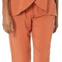 Amazon Essentials Womens Cotton Modal Maternity and Nursing Sleepwear Pajama Set (X-Small, Terracotta)
