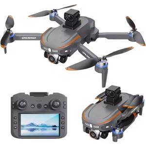 S28 Large Screen GPS Drone Automatic Return HD Dual Camera Four Obstacle Avoidance Remote Control Drone for photography and videography, Dual camera drone with live transmission