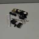 Dog Grooming Kit Clippers, Low Noise, Electric Quiet, Rechargeable, Cordless, Pet Hair Thick Coats Clippers Trimmers Set, Suitable for Dogs, Cats, and Other Pets (Gold)