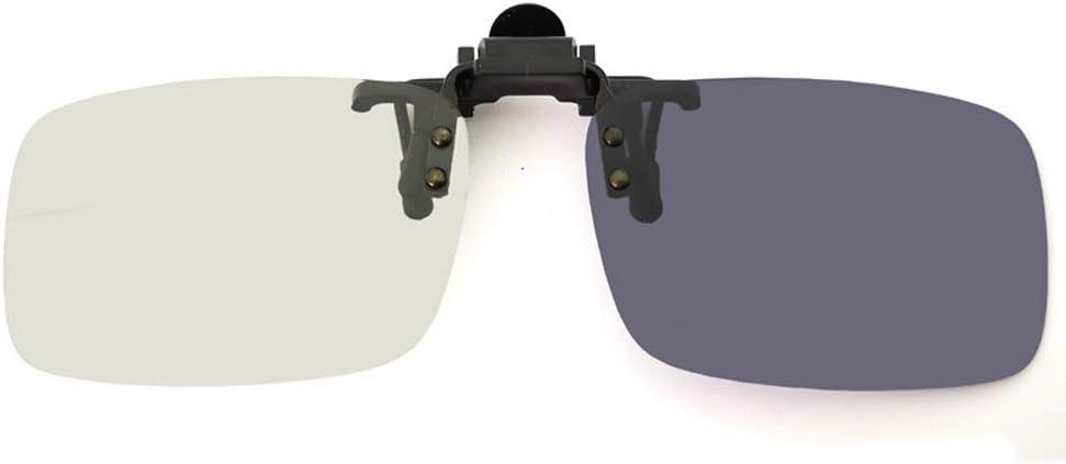PLOPLO Photochromic Polarized Sunglasses Clip Men