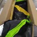 55" Trampoline for Kids with Enclosure, 440lbs Capacity Indoor & Outdoor Toddler Trampoline with Adjustable Gymnastics Bar & Toys, for Boys & Girls (Yellow Green)