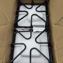 Hiorucet WB31K10034 Gas Stove Burner Grates Replacement for GE XL44 Stove Top, General Electric Gas Range and Hotpoint Gas Range Burner Grates, Square Burner Surface Top Grates for GE Stove Parts.