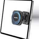 OHLPRO Magnetic Tablet Wall Mount for iPad Holder, Universal Compatible with iPad Pro/Air/Mini/Galaxy Tab and Kitchen Cabinet Office Home Use, 360° Rotation Drilled Base with Metal Ring