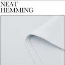 NICETOWN Blackout Curtain Panels for Bedroom, 2 Panels, W52 x L60-inch, Greyish White, Thermal Insulated Grommet Top Blackout Draperies and Drapes for Basement