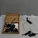 Zivif Solar Panel for Security Camera, 2W USB Solar Panel, Solar Charger Compatible for Rechargeable Battery Security Camera, USB C Solar Outdoor Camera with 360 Adjustable Mount, Black (4 Pack)