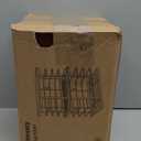 2 Pack Extra Large Pantry Baskets with Bamboo Top,Stainless Steel Trash Bag Dispenser for Kitchen Sink and Laundry Room Organization,Brown