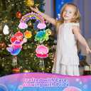 2 x Ancitoy Ocean Mermaid Poke Art Wind Chime Craft Kit  DIY Arts and Crafts for Kids Ages 4-9, Mess-Free Fabric Art Activity, Creative Birthday Gift for Girls and Boys