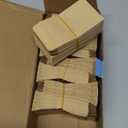 #1 500 Pcs Small Coin Envelopes 2.25" x 3.5" with Gummed Flap, Brown Kraft Mini Envelopes for Storing Seeds, Keys, Stamps, Tips and Small Items