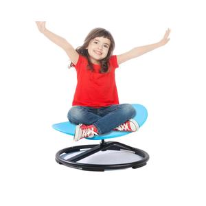 Fanboxk Autism Kids Swivel Chair,Spinning Chair for Autistic Kids & ADHD Children,Children Training Body Coordination Autism Sensory Products for Ages 3 Years and UP(Blue)