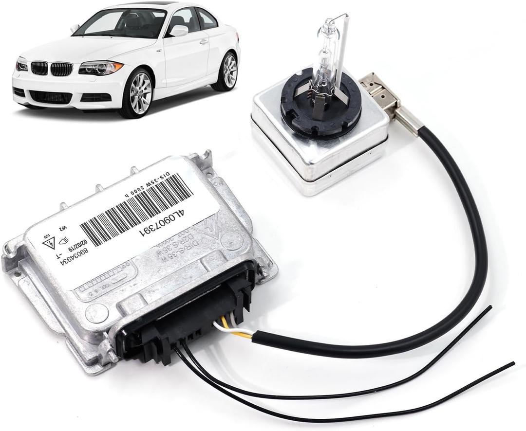 Xenon HID Headlight Ballast with Igniter and D1S Bulb Compatible with Jeep Grand Cherokee, Buick Enclave, Audi Q7, BMW 1-Series, GMC Acadia, VW Passat Replace# 89034934 4L0907391 4L0907391A