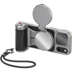 Magnetic Phone Camera Grip, Smartphone Shooting Holder Selfie Handle Snap for iPhone 17Pro Max Set Cellphone Vlog Video Photography