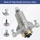 187292 192870 532187281 532187292 567253301 587819701 587125401 Husqvarna yth22v46 yth24v48 Spindle 187292 Mandrel Assembly Husqvarna 42" 46" 48" 54" Mower Deck Spindle Craftsman 2200 567253301