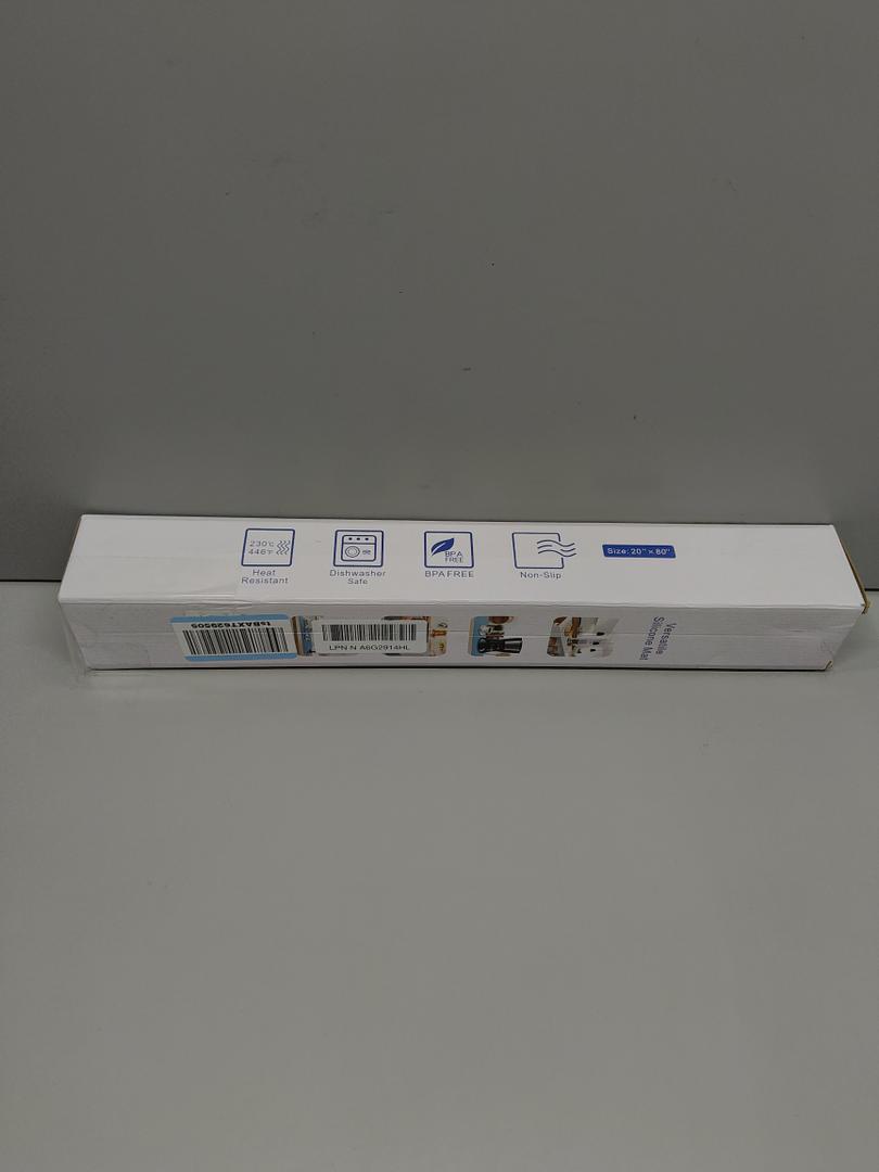 Extra Large Silicone Mat for Kitchen Counter,20"x80" Heat Resistant Mats for Countertop,New Skin-Friendly Material Quartz Countertop Protector Mats,Freely Cuttable (White,1.6 mm Thick)