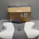 Cervical Neck Pillow for Pain Relief - Ergonomic Side Sleeper Pillow for Neck Support, Cooling Memory Foam Pillows for Sleeping, Contour Pillow Orthopedic Bed Pillow for Back Stomach Sleepers (White & Grey)