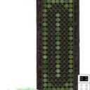 HealthyLine Far Infrared Heating Pad for Back, Neck, Shoulder & Muscle Pain Relief - Weighted Electric Mat with Jade & Tourmaline Stones, Grounding Full Body Size 72 x 24 In (Black/Green)