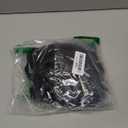 Sexy Halter Heart Ring Cutout Chain Floral Lace Sheer Garter Belt Lingerie Set 3 Piece (Gold Foil Black 2#) XL