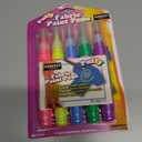 Sargent Art 97-0507 5ct Puffy Fabric Paint Pens, Neon Colors