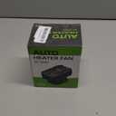 LARDERGO Car Heater, 2-in-1 Quickly Melt Frost & Clear Fog on Windshield, 2V 200W Portable Defroster with 360 Rotation, Cigarette Lighter Plug in for All Car - Black/Grey