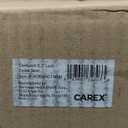 Carex E-Z Lock Raised Toilet Seat With Handles, 5" Toilet Seat Riser with Arms, Handicap Raised Toilet Seat For Seniors and Elevated Toilet Seat (1 Count (Pack of 1))