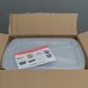 Rubbermaid Cleverstore 6 Qt Clear Storage Bins with Lids, 12-Pack, Stackable, BPA-Free, Made in USA