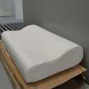 Tempur-Pedic TEMPUR-Ergo Neck Pillow, Large Profile, White, High Profile