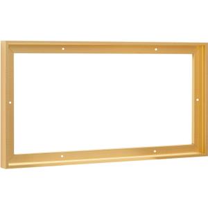 Pixy Canvas Floater Frame 12x24 for 3/4 (0.75) inch Deep Canvas Paintings/Canvas Prints/Wood Canvas Panels/Wall Art/Wall Decor/Home Decor/Artwork (Brass Gold, 12 x 24 inch, Landscape)