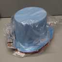 Nicky Bigs Novelties Adjustable Size Dumb Dumber Felt Top Hat Set for Adults Blue Orange Tall Tux Hats