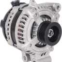 Autoround 1042105360 Alternator Compatible with Land Rover Range Rover 10-12/LR4/ Range Rover Sport, Jaguar XF 11-20/ XJ/XE/F-Pace/F-Type/XK/XKR/XJR, 12V 150A 6-Groove Pulley
