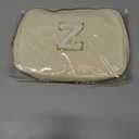 2025 Graduation Gifts for Her Women Girls,Personalized Belt Bag Waist Packs Trendy Fanny Pack Crossbody Bags,Initial White A,Cream Bag